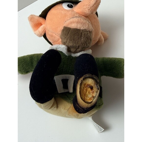 1999 CVS Stuffins 9” Plush BOSS ELF Misfit Rudolph Red Nosed Reindeer Tag Damage - Picture 6 of 13